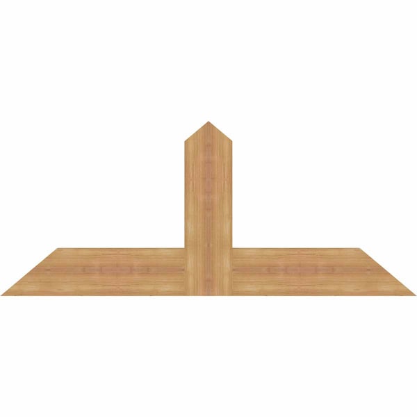 Ekena Millwork Portland Timber Gable Bracket, Western Red Cedar, 48"W x 20"H x 1 1/2"D x 5 1/2"F, 10/12 Pitch GBW048X20X0206POR00SWR - main